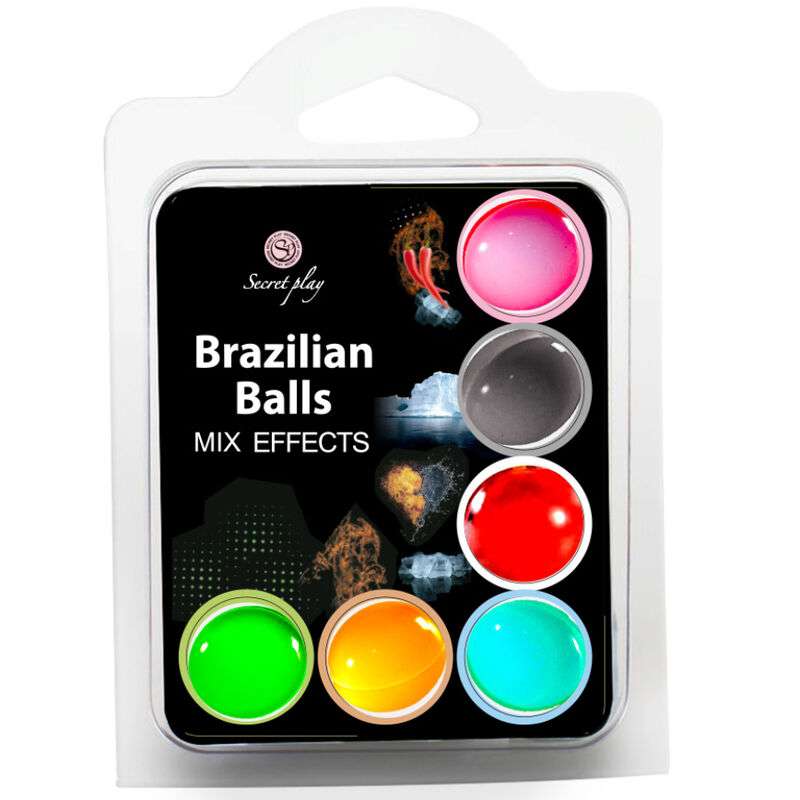 SECRET PLAY - SET 6 BRAZILIAN BALLS MIX EFFECT SECRET PLAY - SET 6 BRAZILIAN BALLS MIX EFFECT