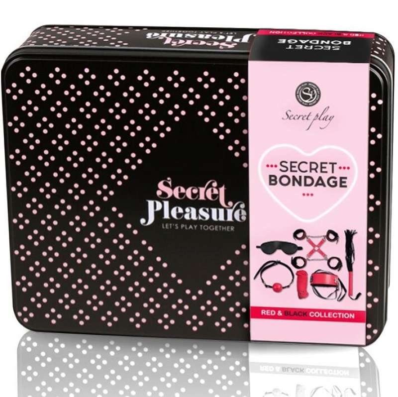 SECRETPLAY - BDSM SET 6 PCS RED COLLECTION SECRETPLAY - BDSM SET 6 PCS RED COLLECTION