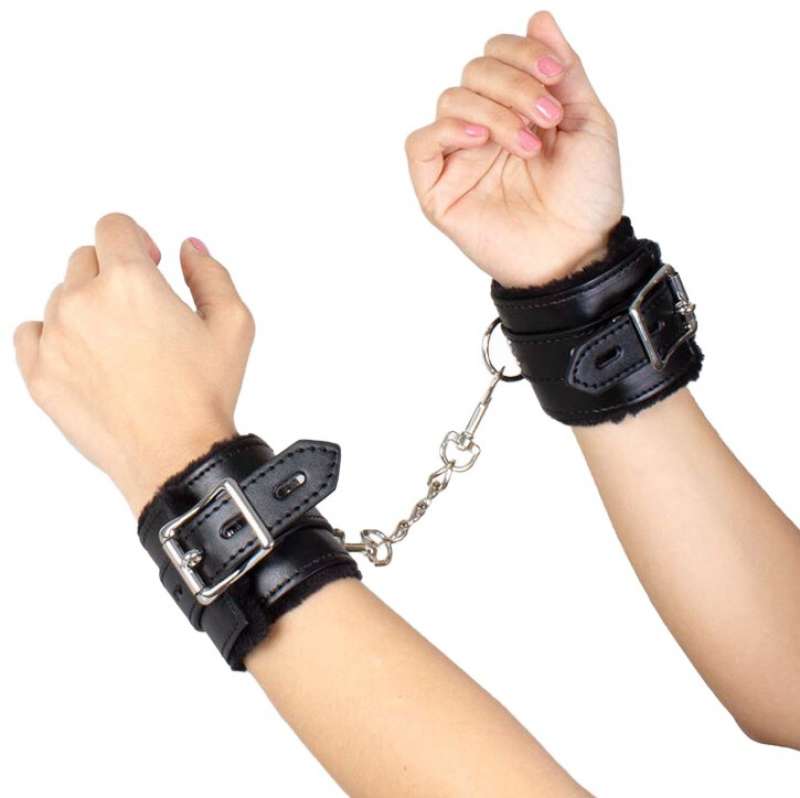 SECRETPLAY - musta bondage käsiraudat Bdsm mallisto