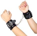SECRETPLAY - musta bondage käsiraudat Bdsm mallisto