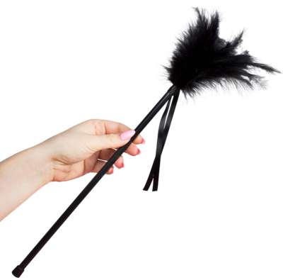 SECRETPLAY - musta Feathers 40 cm