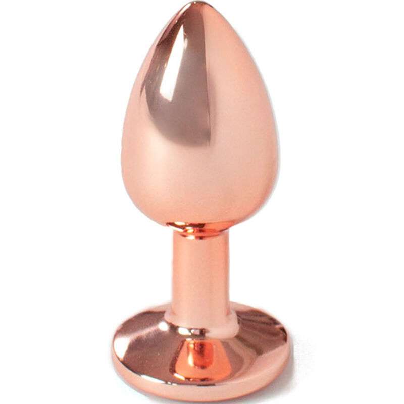 SECRETPLAY - METAL BUTT PLUG ROSE GOLD SMALL SIZE 7 CM SECRETPLAY - METAL BUTT PLUG ROSE GOLD SMALL SIZE 7 CM