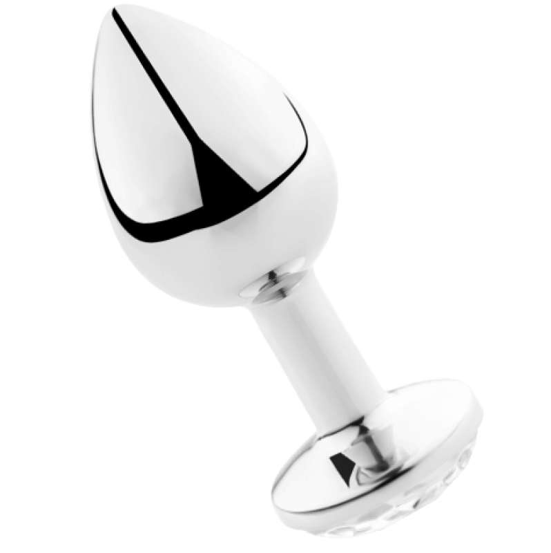 SECRETPLAY - PLUG ANAL TRANSPARENT ALUMINUM 7CM SECRETPLAY - PLUG ANAL TRANSPARENT ALUMINUM 7CM