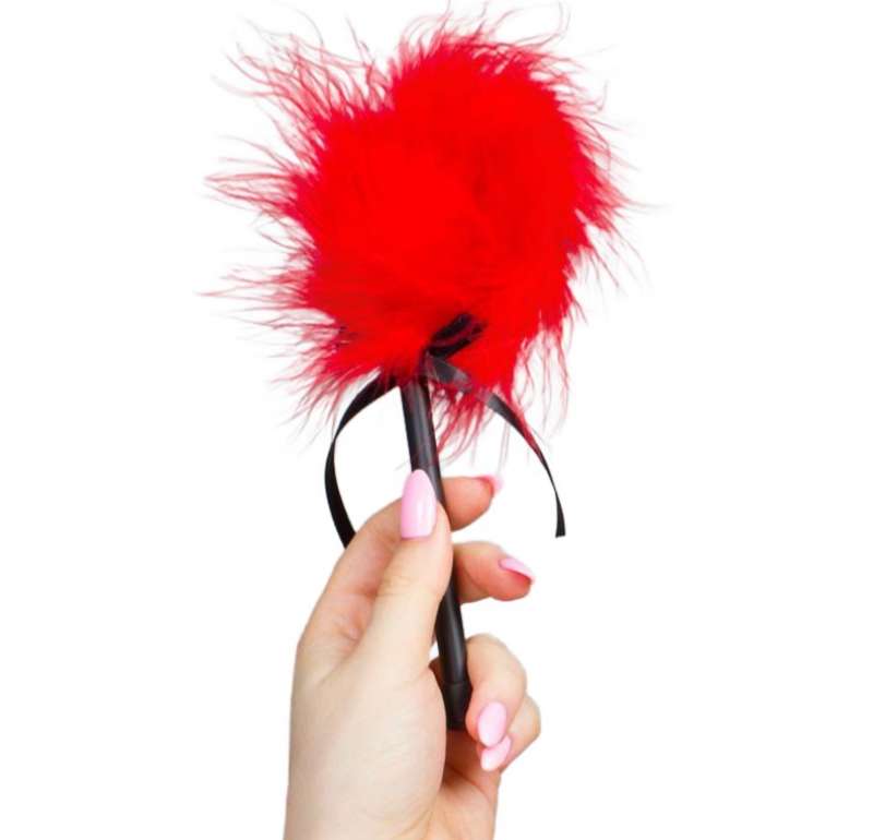 SECRETPLAY - punainen Marabou Duster SECRETPLAY - punainen Marabou Duster