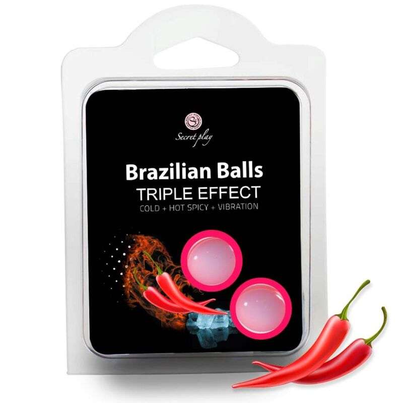 SECRETPLAY - SET 2 BRAZILIAN BALLS TRIPLE EFFECT SECRETPLAY - SET 2 BRAZILIAN BALLS TRIPLE EFFECT