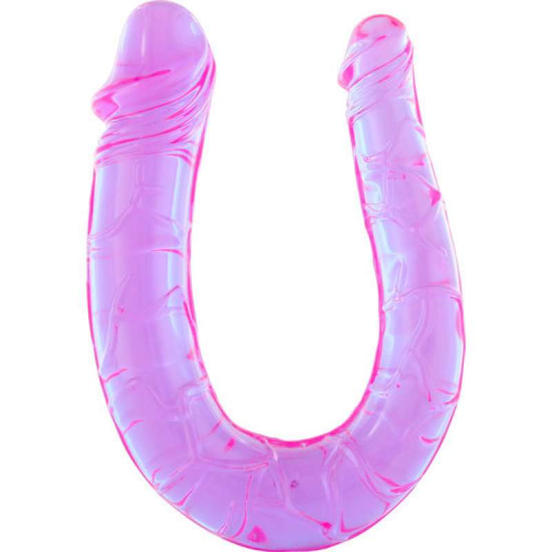 SEVEN CREATIONS - PENIS WITH TWO FLEXIBLE JELLY HEADS SEVEN CREATIONS - PENIS WITH TWO FLEXIBLE JELLY HEADS
