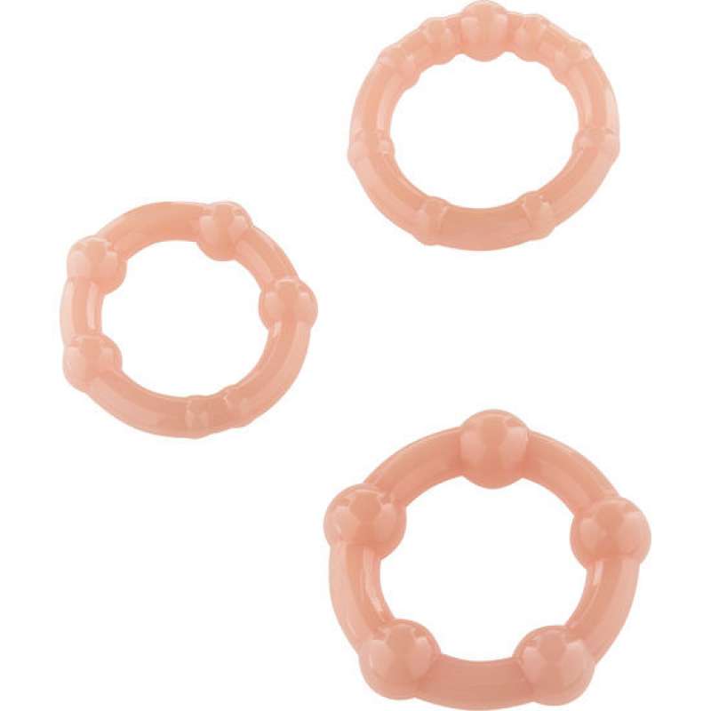 SEVEN CREATIONS - SET OF THREE SKIN PENIS RINGS SEVEN CREATIONS - SET OF THREE SKIN PENIS RINGS