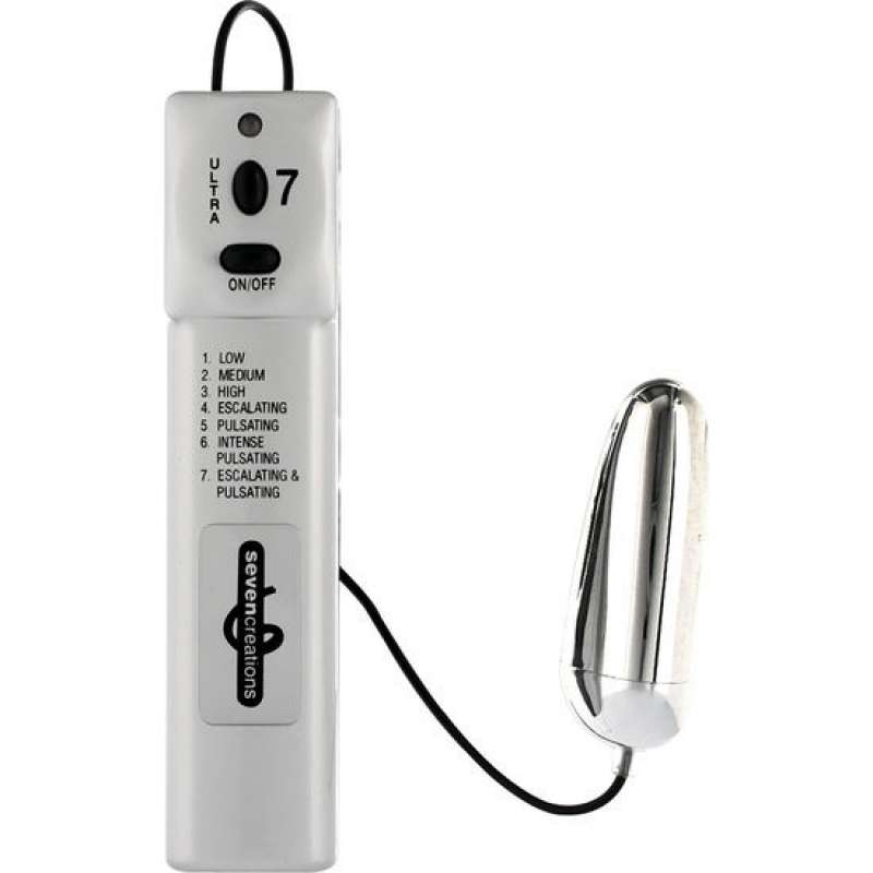 SEVEN CREATIONS - ULTRA 7 VECTOR VIBRATING EGG SEVEN CREATIONS - ULTRA 7 VECTOR VIBRATING EGG