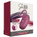 SHE.E.O - AUTOMATIC CLITORAL STIMULATING PUMP WITH LICKING EFFECT (PURPLE)