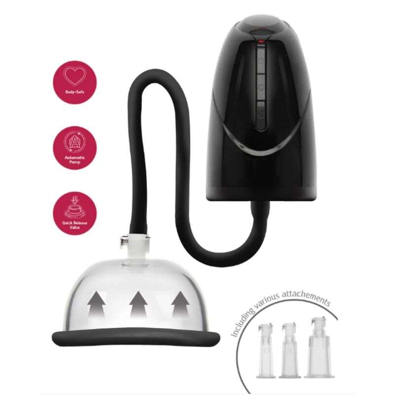 SHE.E.O - AUTOMATIC VACUUM PUMP FOR VAGINA AND CLITORIS BLACK SHE.E.O - AUTOMATIC VACUUM PUMP FOR VAGINA AND CLITORIS BLACK