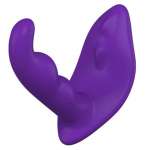 SHE.E.O - ROTATING VIBRATING ANAL STIMULATOR WITH REMOTE CONTROL - PURPLE