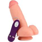 SHEQU - RED EAGLE VIBRATOR DILDO WITH REMOTE CONTROL 17 CM