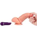 SHEQU - SOLDIER VIBRATOR DILDO WITH REMOTE CONTROL 16 CM