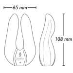 SHUNGA - AIKO INTIMATE MASSAGER BLACK