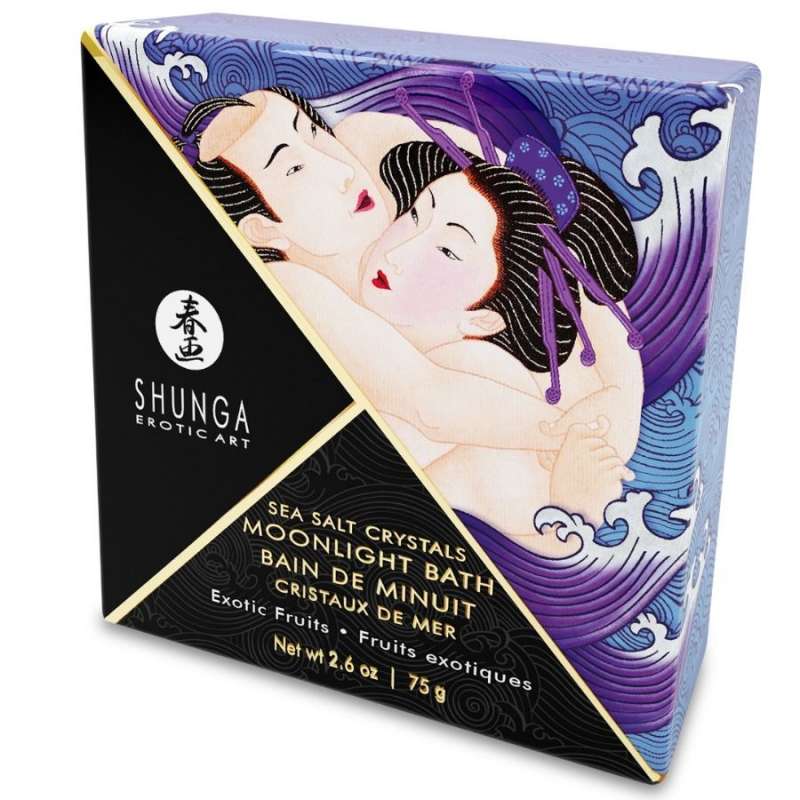 SHUNGA - EXOTIC PURPLE FLAVORED BATH SALTS 75 GR SHUNGA - EXOTIC PURPLE FLAVORED BATH SALTS 75 GR