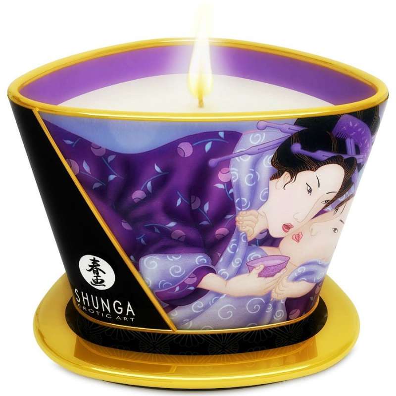 SHUNGA - MINI CARESS BY CANDELIGHT EXOTIC FRUITS MASSAGE CANDLE 170 ML SHUNGA - MINI CARESS BY CANDELIGHT EXOTIC FRUITS MASSAGE CANDLE 170 ML