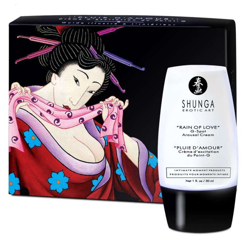 SHUNGA - RAIN OF LOVE G-SPOT STIMULATING CREAM SHUNGA - RAIN OF LOVE G-SPOT STIMULATING CREAM