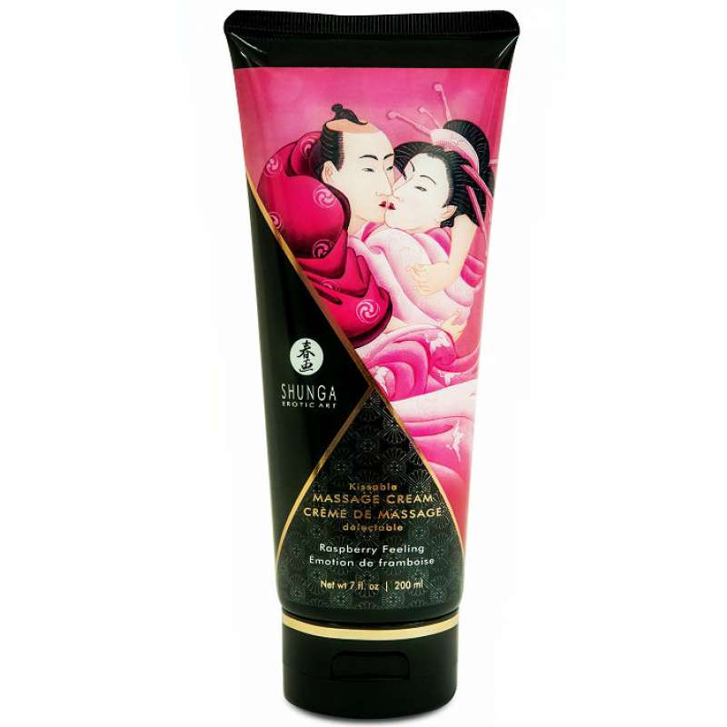SHUNGA - RASPBERRY MASSAGE CREAM 200 ML SHUNGA - RASPBERRY MASSAGE CREAM 200 ML