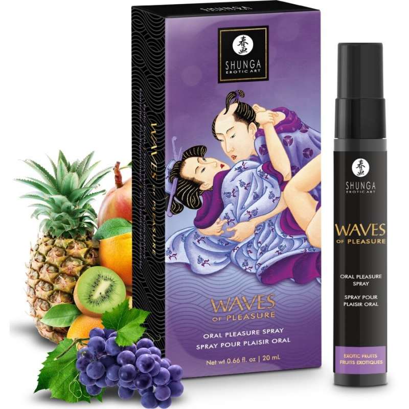 SHUNGA - WAVES PLEASURE SPRAY ORAL SEDUCTIVE EXOTIC FRUITS 20 ML SHUNGA - WAVES PLEASURE SPRAY ORAL SEDUCTIVE EXOTIC FRUITS 20 ML