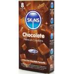 SKINS - CHOCOLATE PREMIUM CONDOMS PACK 8