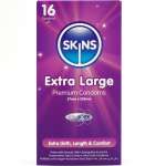 SKINS - EXTRA LARGE PREMIUM CONDOMS PACK 16