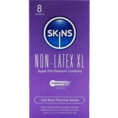 SKINS - LATEX-FREE CONDOMS XL PACK OF 4 SKINS - LATEX-FREE CONDOMS XL PACK OF 4