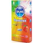 SKINS - MULTI FLAVORS PREMIUM CONDOMS PACK 8
