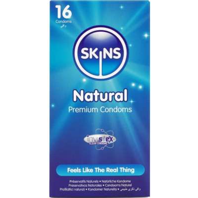 SKINS - NATURAL PREMIUM CONDOMS PACK 16