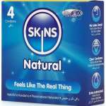 SKINS - NATURAL PREMIUM CONDOMS PACK 4