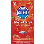 SKINS - STRAWBERRY PREMIUM CONDOMS PACK 8