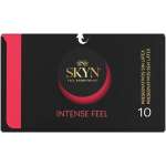 SKYN - INTENSE FEEL TEXTURED CONDOM WITH WAVY DESIGN 10 UNITS