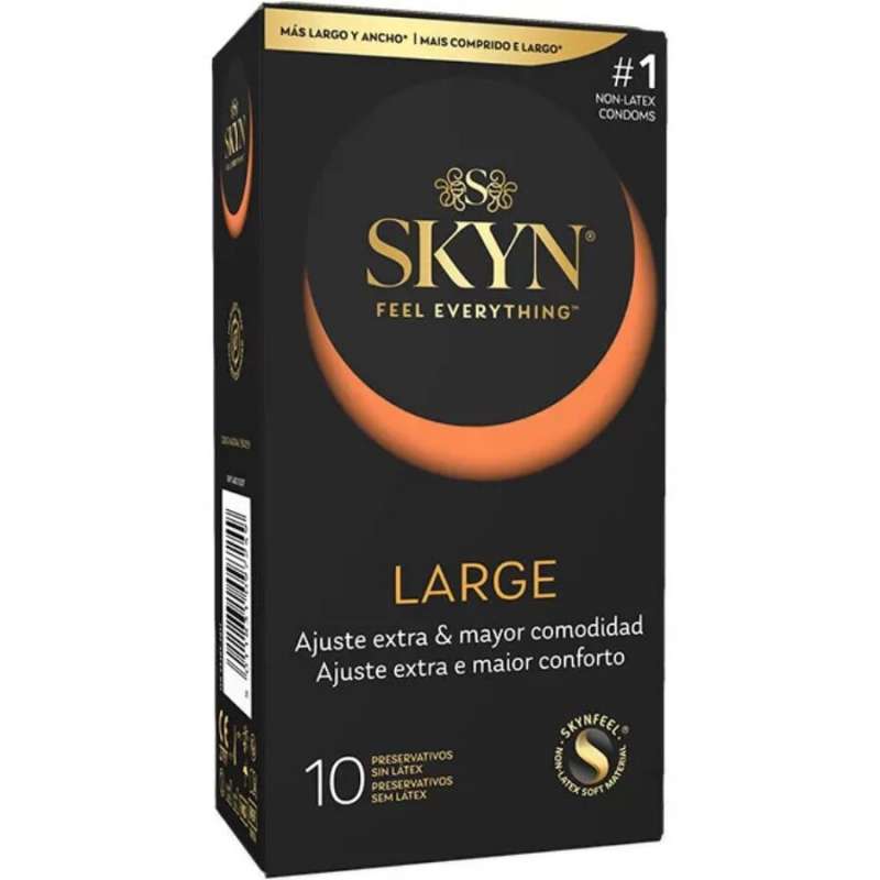 SKYN - LARGE EXTRA ADJUSTMENT CONDOMS 10 UNITS SKYN - LARGE EXTRA ADJUSTMENT CONDOMS 10 UNITS