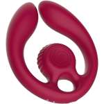 SNAIL VIBE - GIZI DUO COUPLES STIMULATOR REMOTE CONTROL BURGUNDY