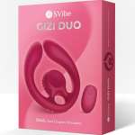 SNAIL VIBE - GIZI DUO COUPLES STIMULATOR REMOTE CONTROL BURGUNDY
