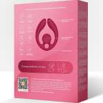 SNAIL VIBE - GIZI DUO COUPLES STIMULATOR REMOTE CONTROL BURGUNDY