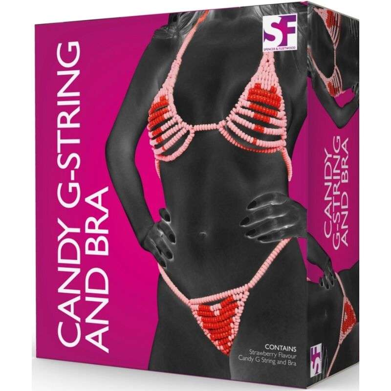 SPENCER & FLEETWOOD - CANDY LOVERS G-STRING AND BRA SPENCER & FLEETWOOD - CANDY LOVERS G-STRING AND BRA