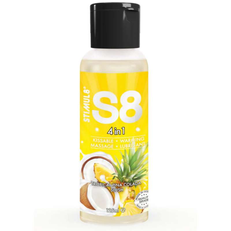 STIMUL8 - S8 4 IN 1 PINA COLADA DESSERT LUBRICANT 125 ML STIMUL8 - S8 4 IN 1 PINA COLADA DESSERT LUBRICANT 125 ML