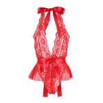 SUBBLIME - 953980 SEXY BODY WITH RUFFLES + BELT RED L/XL