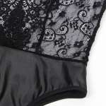 SUBBLIME - 954383 SEXY BODY WITH GARTER BELT BLACK S/M