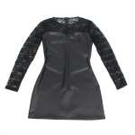SUBBLIME - 955595 LONG SLEEVE DRESS WITH BLACK LACE S/M
