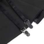SUBBLIME - 957704 LACE ZIPPER LEATHER DRESS BLACK S/M