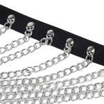 SUBBLIME - CHEST HARNESS WITH BIG RING CHAINS ONE SIZE