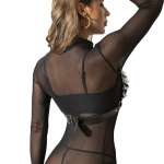 SUBBLIME - HARNESS BRA AND NECKLACE WITH CHAINS ONE SIZE