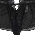 SUBBLIME - TEDDY HALTER NECK BARE BACK LACE BLACK L/XL
