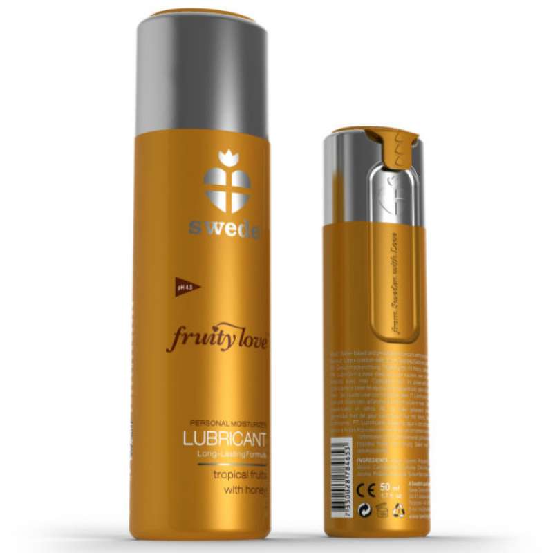 SWEDE - FRUITY LOVE LUBRICANT TROPICAL FRUIT HONEY 50 ML SWEDE - FRUITY LOVE LUBRICANT TROPICAL FRUIT HONEY 50 ML