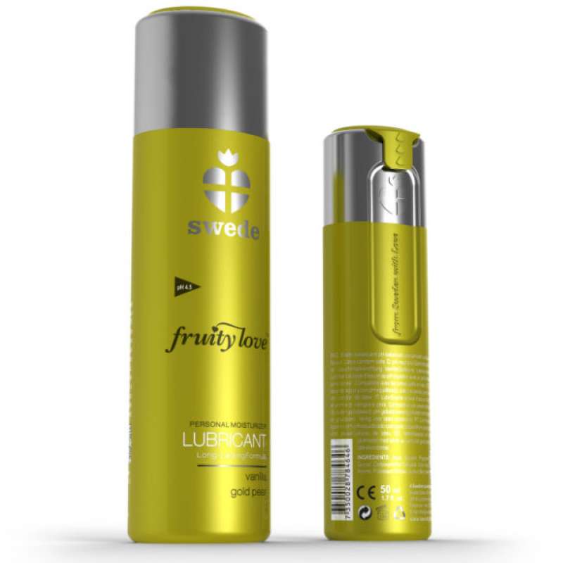 SWEDE - FRUITY LOVE LUBRICANT VANILLA GOLD PEAR 100 ML SWEDE - FRUITY LOVE LUBRICANT VANILLA GOLD PEAR 100 ML