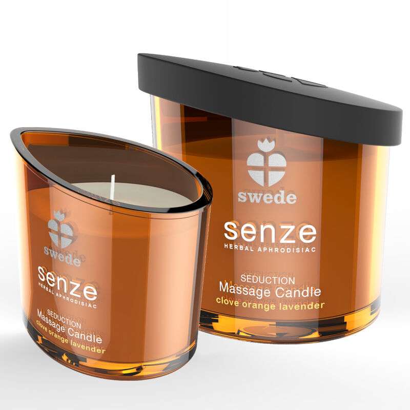 SWEDE - SENZE SEDUCTION MASSAGE CANDLE - CLOVE, ORANGE, LAVENDER SWEDE - SENZE SEDUCTION MASSAGE CANDLE - CLOVE, ORANGE, LAVENDER