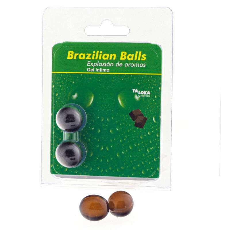 TALOKA - 2 BRAZILIAN BALLS CHOCOLATE INTIMATE GEL TALOKA - 2 BRAZILIAN BALLS CHOCOLATE INTIMATE GEL