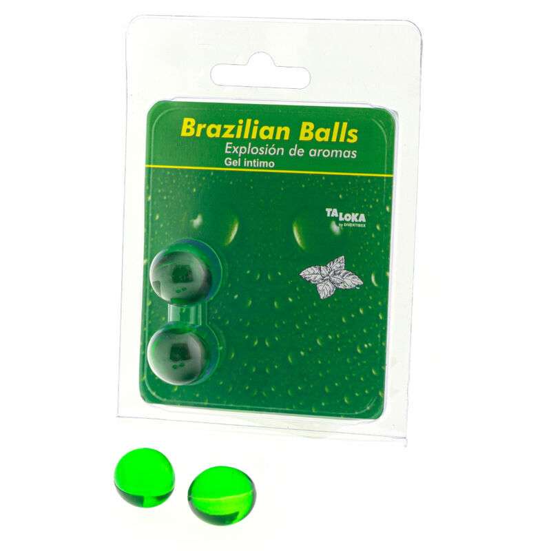 TALOKA - 2 BRAZILIAN BALLS MINT INTIMATE GEL TALOKA - 2 BRAZILIAN BALLS MINT INTIMATE GEL