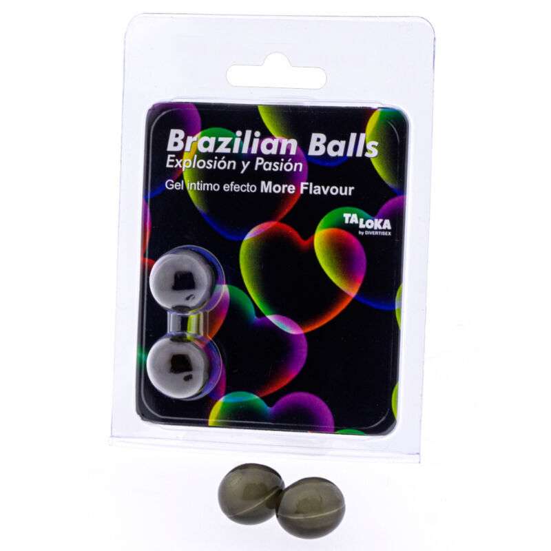 TALOKA - 2 BRAZILIAN BALLS MORE FLAVOUR EFFECT EXCITING GEL TALOKA - 2 BRAZILIAN BALLS MORE FLAVOUR EFFECT EXCITING GEL